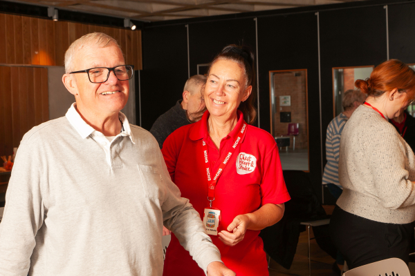 Jennifer volunteering