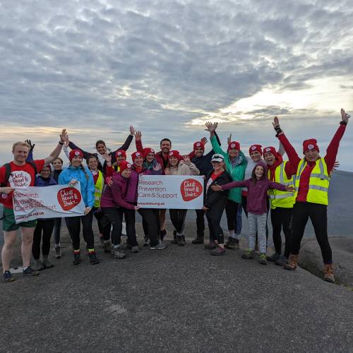 Arms in the air at top use