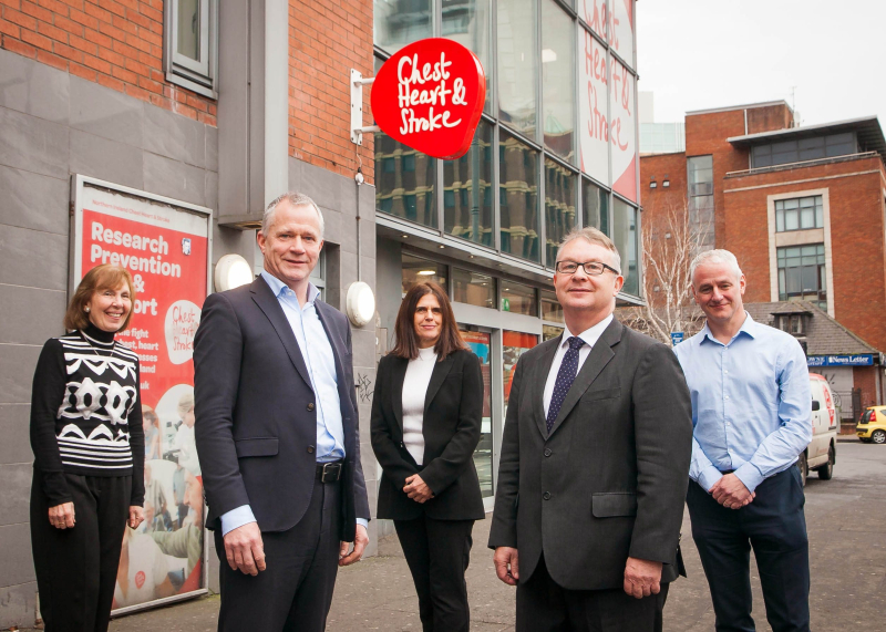 <p>Professor Margaret Cupples; Declan Cunnane; Fidelma Carter; Professor Martin McKee; Dr Dara O’Donoghue.</p>