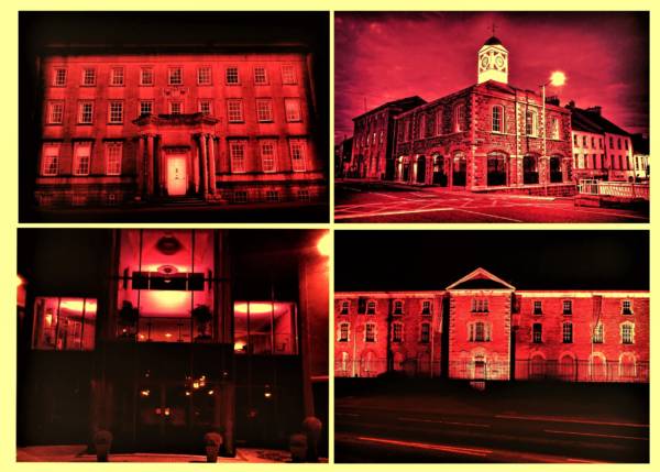 Local Councils light up RED to celebrate 75th Anniversary of local charity