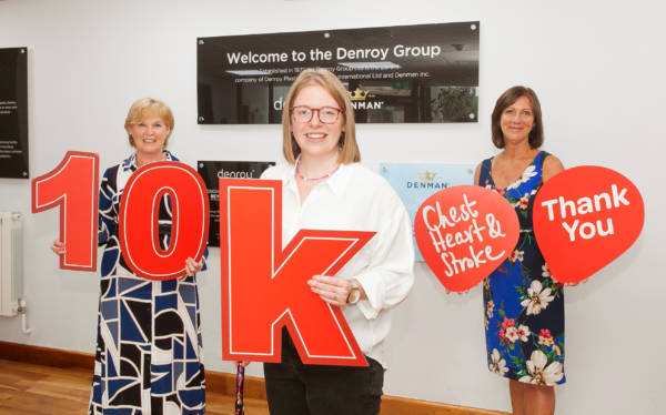The Denroy Group Donates £10,000 to NI Chest Heart & Stroke
